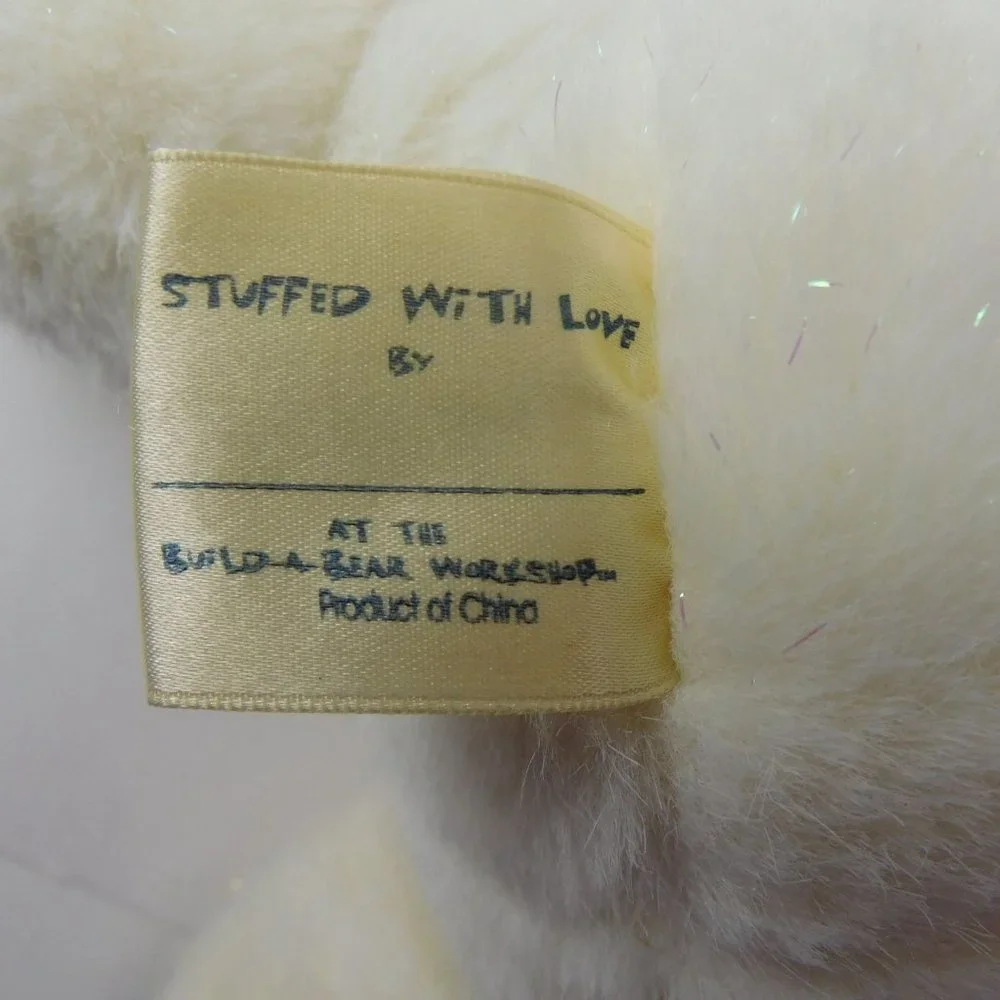 Vintage Build A Bear Blue/White/Sparkle 2000 Millennium Cub Limited Edition 11" - Picture 8 of 8